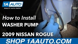 How to Replace Washer Fluid Pump 07-13 Nissan Rogue