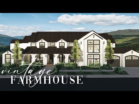 Modern Farmhouse Exterior Bloxburg