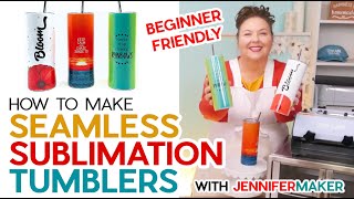 How to Make Sublimation Tumblers in 3 Ways with Seamless Results!