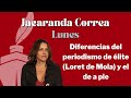 Diferencias del periodismo de élite (Loret de Mola) y el de a pie: Jacaranda