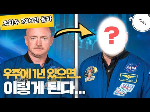 우주에 1년 있으면 실제로 벌어지는 5가지 몸의 변화 [미나니의 스낵교양]