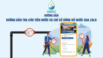Hướng dẫn tra cứu Tiền nước - Chỉ số đồng hồ nước của Công ty Cổ phần Cấp nước Đồng Nai