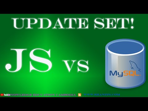 JavaScript Update Data in MYSQL #5 - YouTube