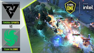 ГРУППОВОЙ ЭТАП! Tundra Esports vs Team Falcons - ЛУЧШИЕ МОМЕНТЫ - ESL One Raleigh 2025