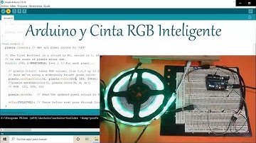 42.1 Control de Cinta LED RGB Inteligente con Arduino - WS2812B