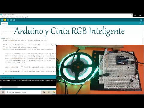 42.1 Control de Cinta LED RGB Inteligente con Arduino - WS2812B
