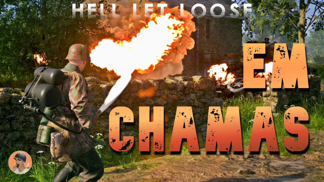 Pode tentar! Mas NINGUÉM ESCAPA do LANÇA-CHAMAS!!! - Hell Let Loose Gameplay PT-BR