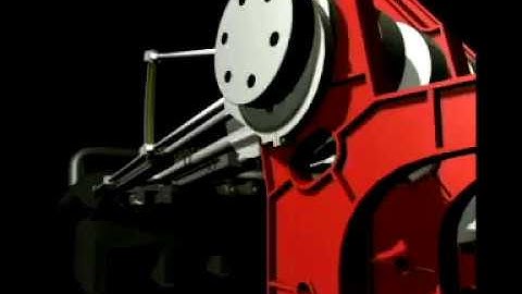 Computer Animation   Maid of the Loch Steam Engine