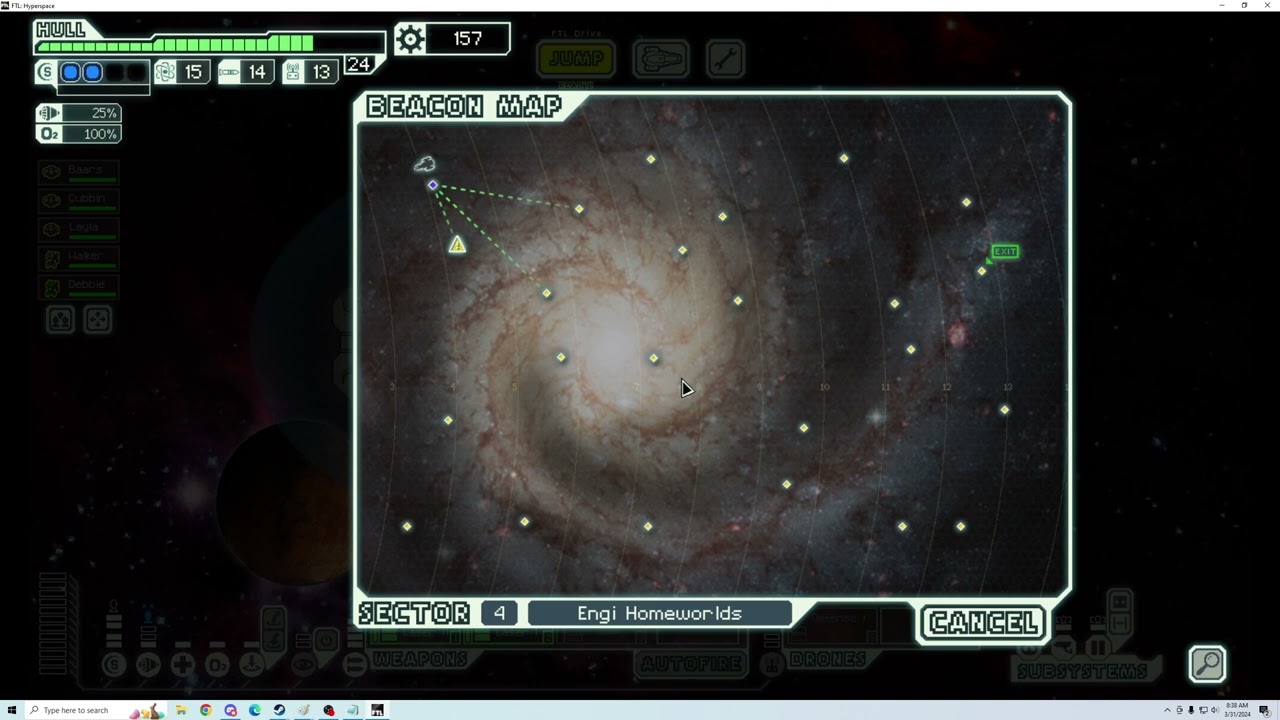 How to scout sectors in FTL (and more reasons why LRS are bad).
