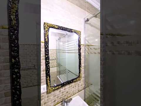 ميز حمامك بمرايا ليد كريستال فريده افضل اشكال مرايات  تابعنا علشان تشوف كل جديد