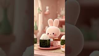 Pink Rabbit Masterchef? Watch the Culinary Skills in Action! #Viral #Adorable #RabbitChef