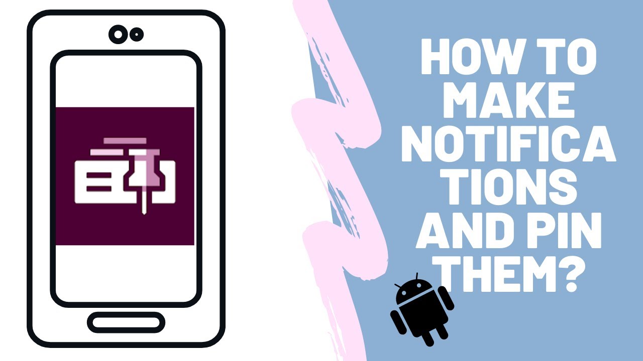 How to set and pin a notification on Any Android device(How to use the ...