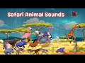 Safari Animal Sounds Song | Fun Nursery Rhyme for Kids - Learn Animal Names and Sounds