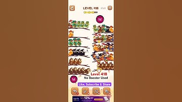 #bird #sort 2 #color #puzzle #level 418 #birdsort #colour #gaming #viral #trending #shorts #solution