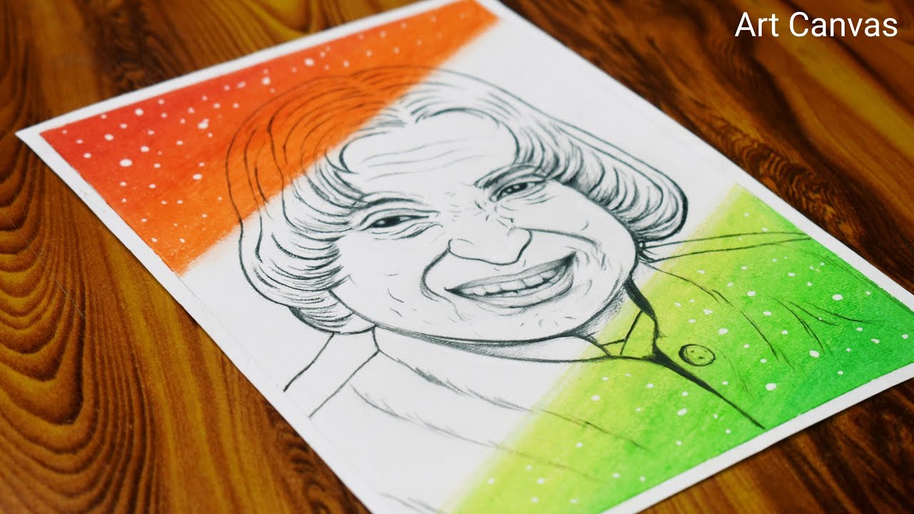 A.P.J. ABDUL KALAM World Student's day Drawing With Oil Pastel ...
