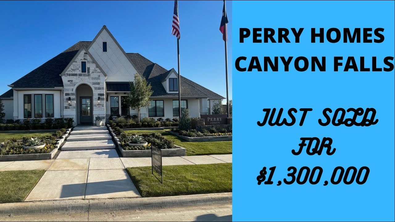 “Jaw Dropping” Perry Homes Canyon Falls | Luxury Home | Sold In 3 Days | The Time To Buy Is Now
