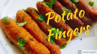 Potato Fingers in tamil/Potato Fry/Easy and Crispy Potato Fingers recipe | Iftar recipes in Tamil