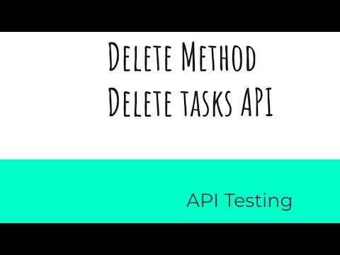 DELETE - Delete task API