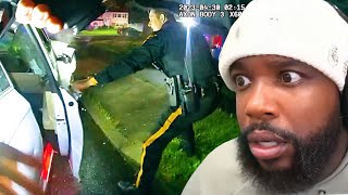 CashNasty Reacts To Cops Trapped in Real-Life Horror Movie