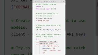 Asking AI Questions Safely: Error Handling in OpenAI Python
