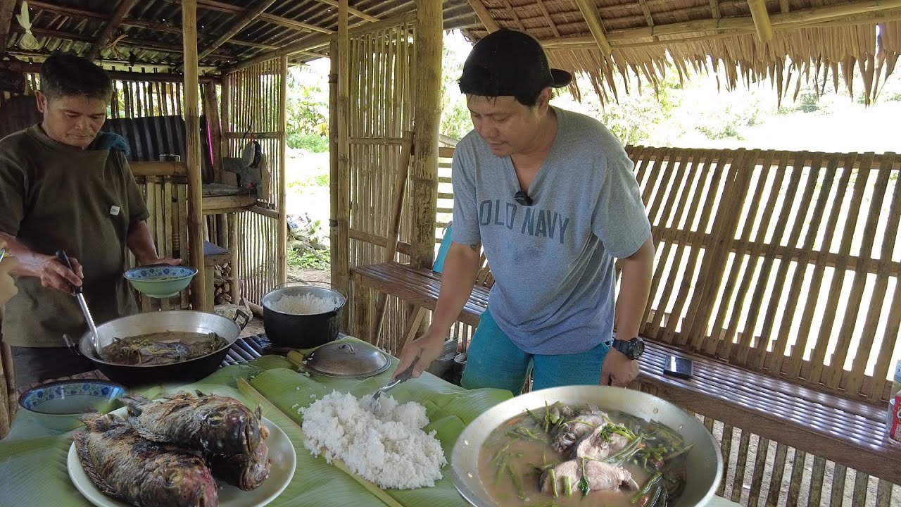 Sinabawang at Inihaw na isda para sa bisita sa bukid | Cooking two Fish recipes 