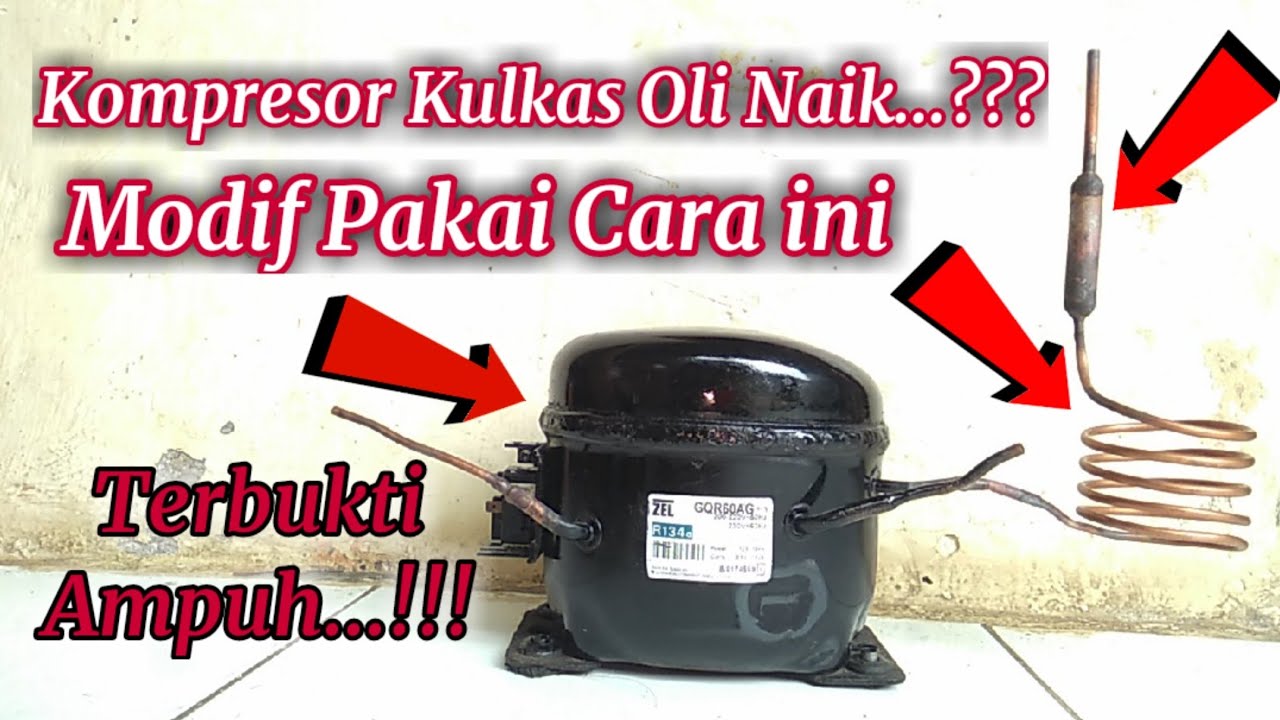 Cara mengatasi Kompresor Oli Naik Ke Evaporator