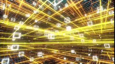 Glowing lines and cubes,data lines and networks. | Motion Graphics - Envato elements