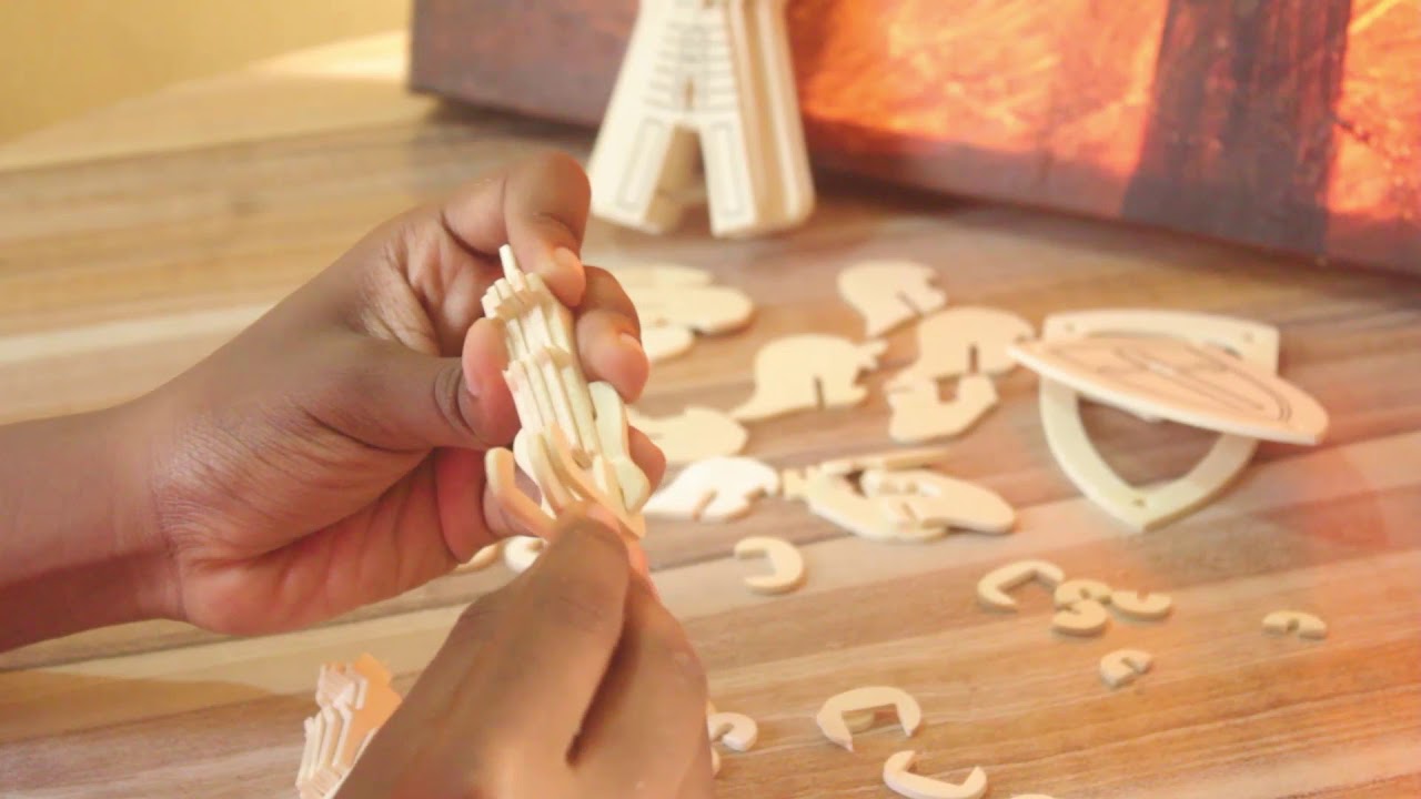 Assemble a Wooden Action Figure YouTube