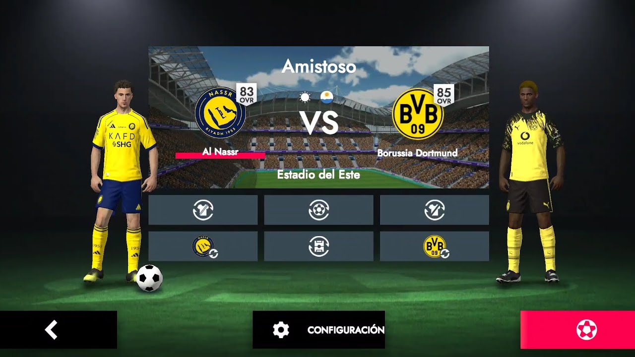 AL NASSR VS BORRUSIA DORTMUND PARTIDO FL26 