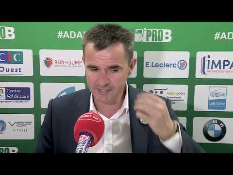 ADA Blois Basket 41 vs Rouen - Réaction de Mickaël Hay - Pro B - Playoffs - 1/4 de Finale - 01-06-19
