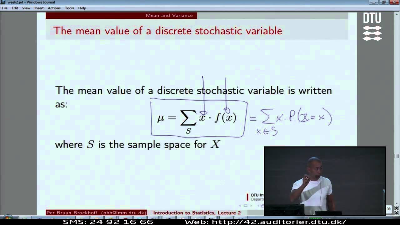 Lec 2F Mean And Variance For Discrete Distributions YouTube lec-2f-mean-and-variance-for-discrete-distributions-youtube
