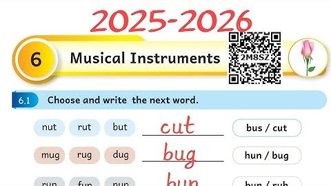 2025-2026 Term 2 MOTTU ENGLISH UNIT 6 MUSICAL INSTRUMENTS Ennum ezhuthum workbook answers Mottu