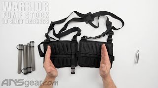 Warrior Pump Stock 10 Shot Paintball Harness - Review