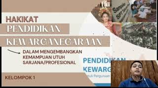 Hakikat Pendidikan Kewarganegaraan Dalam Mengembangkan Kemampuan Utuh Sarjana atau Profesional