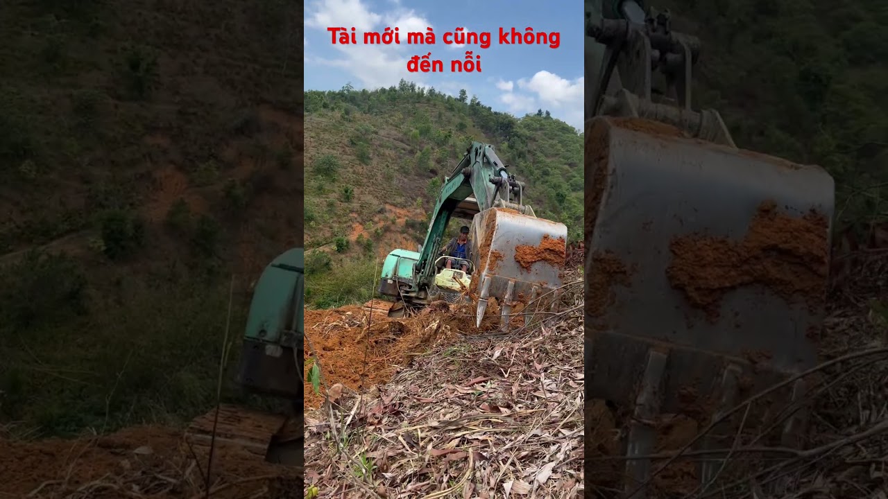 Tài xế máy cuốc mới #excavator