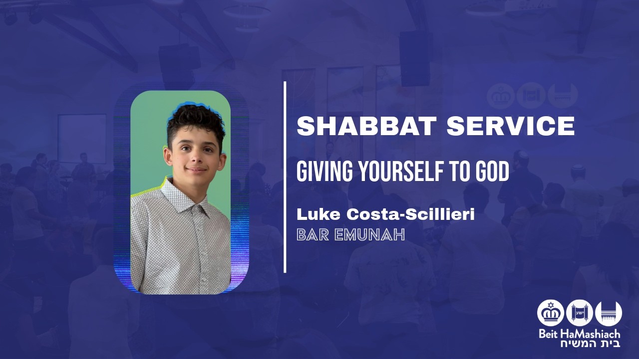 'Giving Yourself to God'. Shabbat Family Service 07/03/26, incl. Luke Costa-Scillieri's Bar Emunah