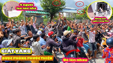 Hàng trăm người nháo nhào giựt thẻ Gạo ngày rằm tháng cô hồn