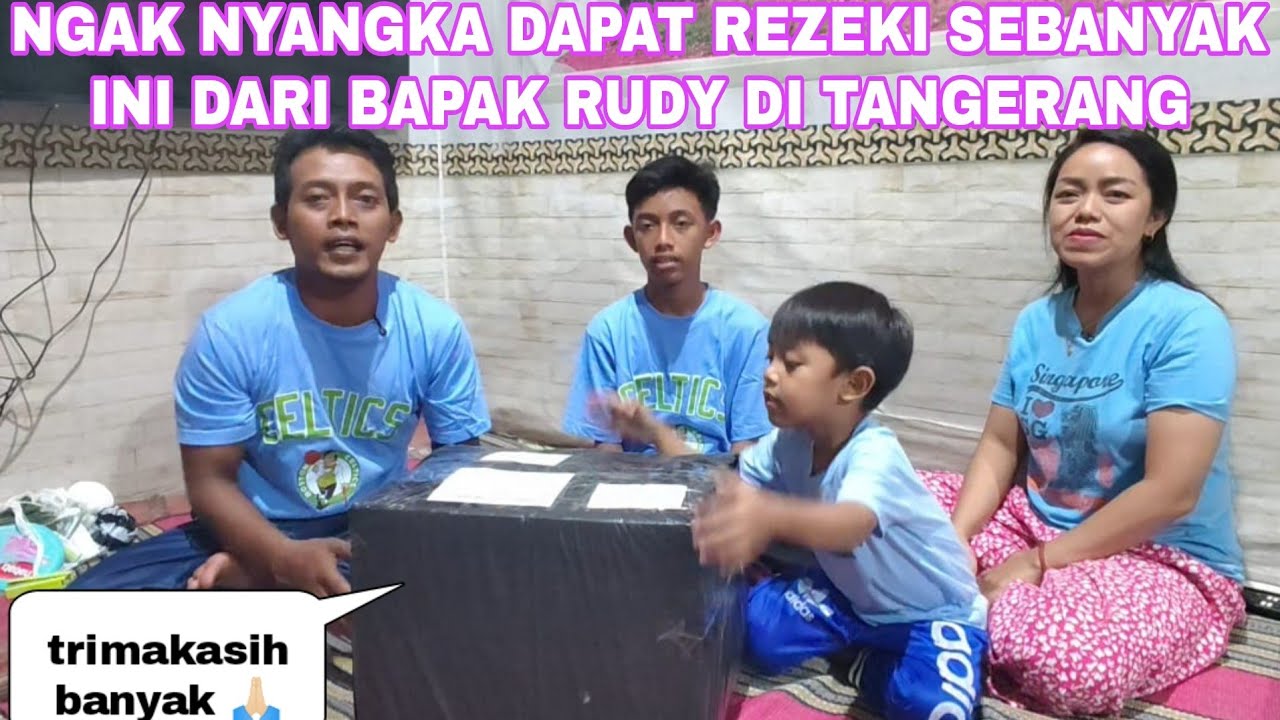 TRIMAKASIH BANYAK BUAT KELUARGA BAPAK RUDY YANG SUDAH KASIH REZEKI SEMUA INI