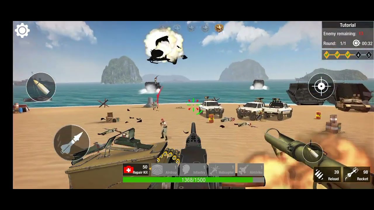 Machine gun simulator - YouTube