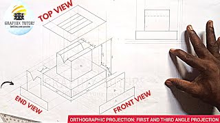 ORTHOGRAPHIC PROJECTION IN FIRST AND THIRD ANGLE by Graphix tutors 181 views 2 months ago 20 minutes