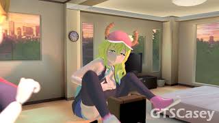 Lucoa Giantess Room Growth! (Miss Kobayashi's Dragon Maid Animation)