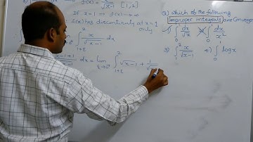 CSIR-NET-MATHEMATICS:REAL ANALYSIS:IMPROPER INTEGRALS -CLASS-2
