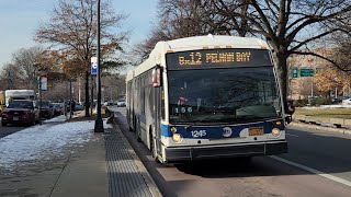 MTA MaBSTOA: 2010 Novabus LFSA #1245 on the Bx12 at Pelham Pwky/White Plains Rd