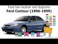 99 Ford Contour Fuse Box