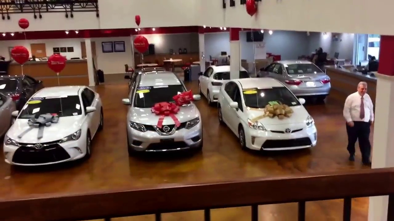 Mark Jacobson Toyota PreOwned showroom at 15501 Durham Chapel Hill Blvd. Contact Sam Abraham