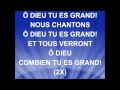 Ô DIEU TU ES GRAND Église Protestante Unie De France 