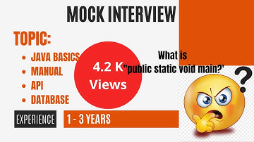 Software Testing Interview [1-3 Years] : Skills - Java + Manual  + API + DB | Software Testing Zone