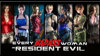 EVERY BADASS WOMAN in RESIDENT EVIL (Cutscenes) 1080p (60ᶠᵖˢ) ✔