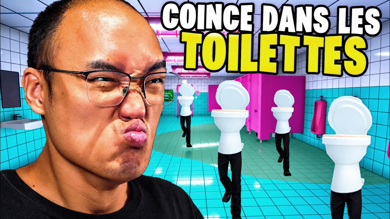 JE SUIS COINCÉ DANS LES TOILETTES…