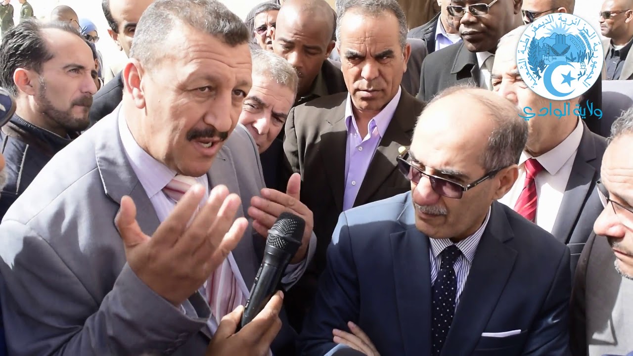 والي ولاية الوادي في زيارة للمقاطعة الإدارية المغير -02- زيارة مشروع 470 سكن عمومي إيجاري